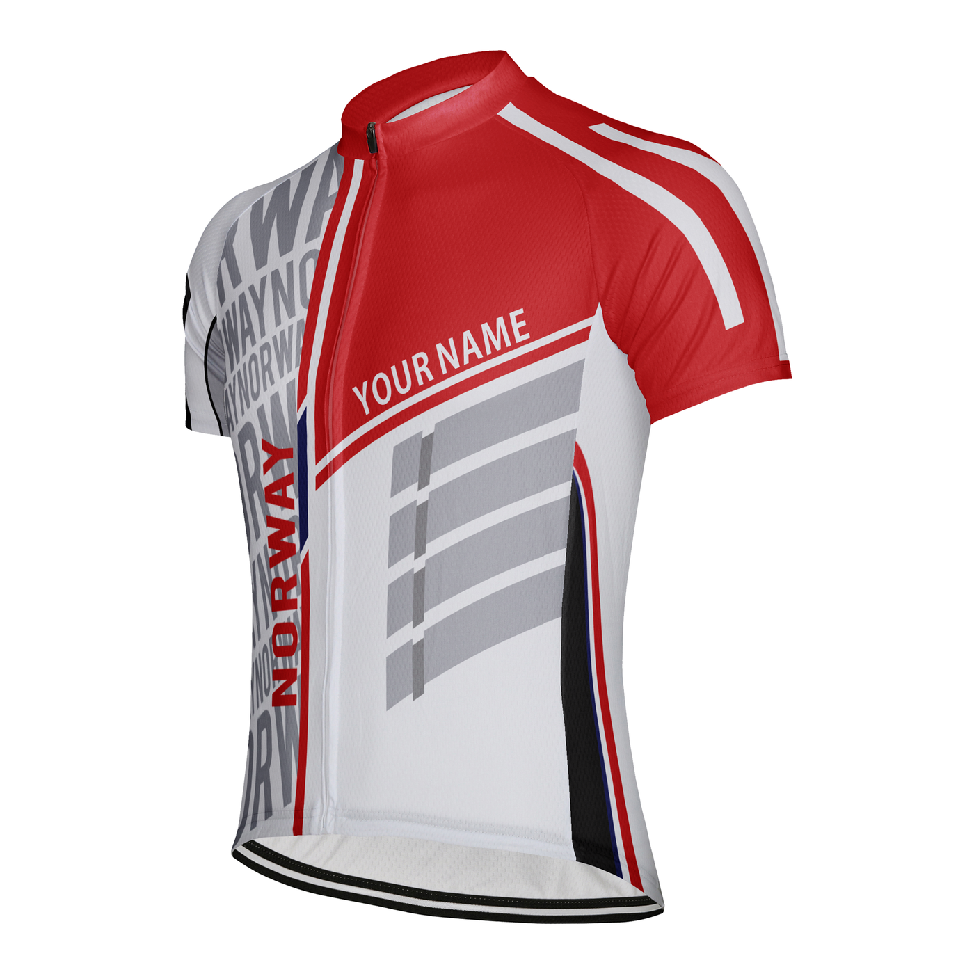 Customized Norway Men's Cycling Jersey Short Sleeve