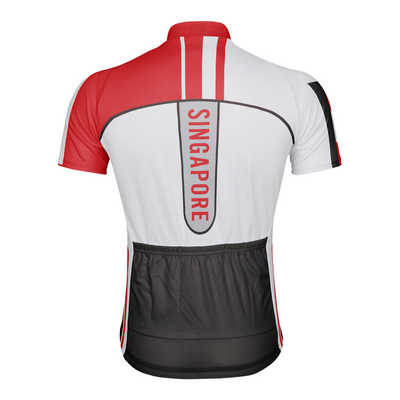 Customized Singapore Men's Cycling Jersey Short Sleeve
