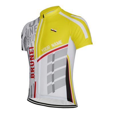 Customized Brunei Men's Cycling Jersey Short Sleeve