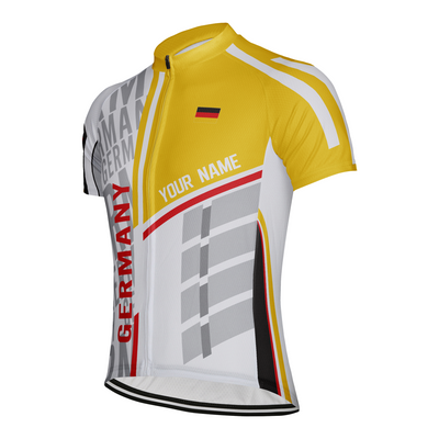 Customized Germany Men's Cycling Jersey Short Sleeve