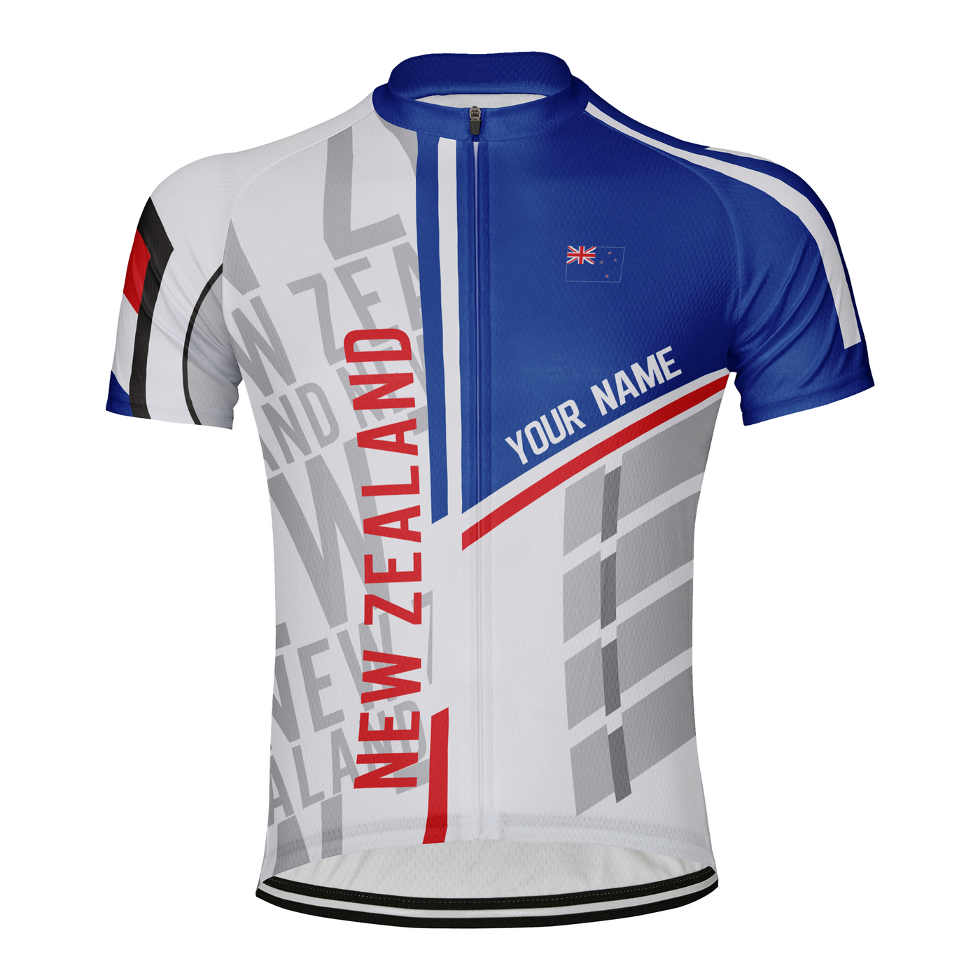 Customized New Zealand Men's Cycling Jersey Short Sleeve