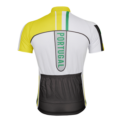 Customized Portugal Men's Cycling Jersey Short Sleeve