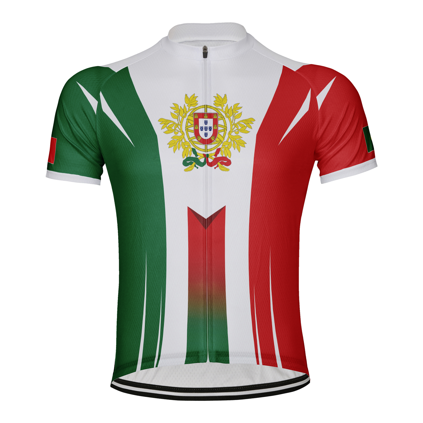 Customized Portugal Men's Cycling Jersey Short Sleeve
