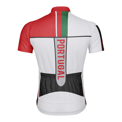 Customized Portugal Men's Cycling Jersey Short Sleeve
