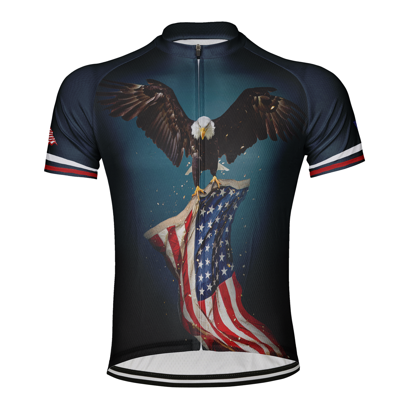 Customized United States Men's Cycling Jersey Short Sleeve