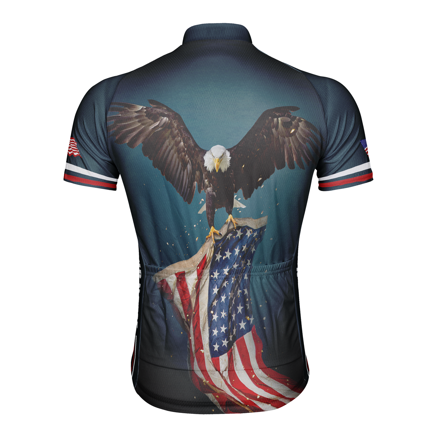 Customized United States Men's Cycling Jersey Short Sleeve