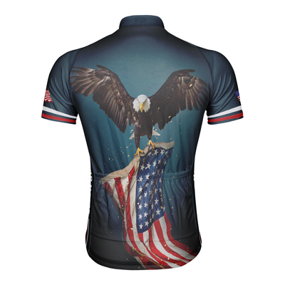 Customized United States Men's Cycling Jersey Short Sleeve