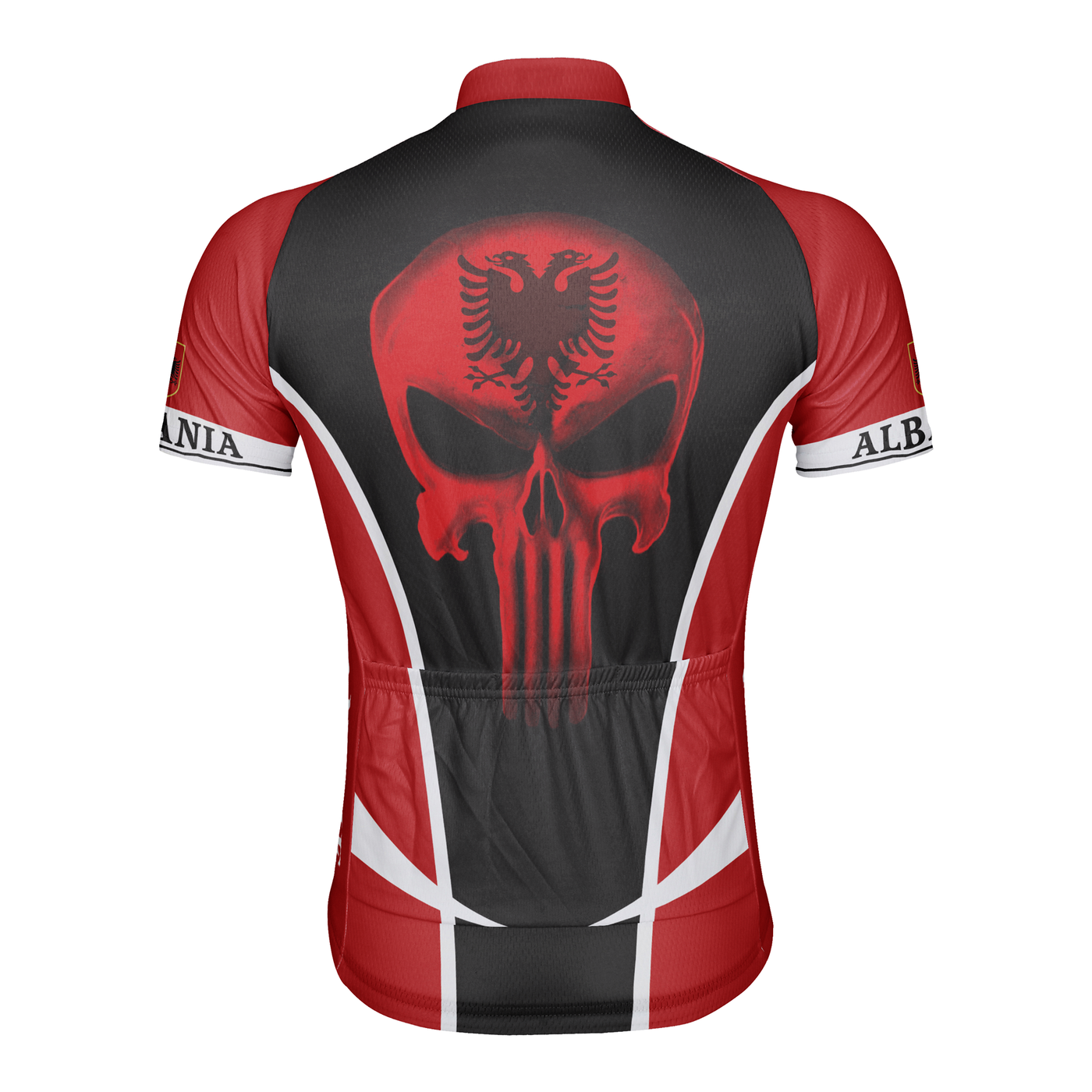 Customized Albania Men's Cycling Jersey Short Sleeve