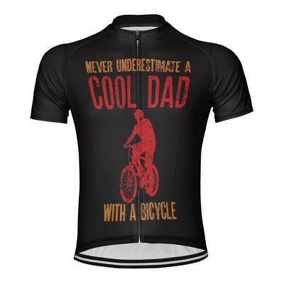 Customized Never Underestimate An Old Man Men's Cycling Jersey Short Sleeve