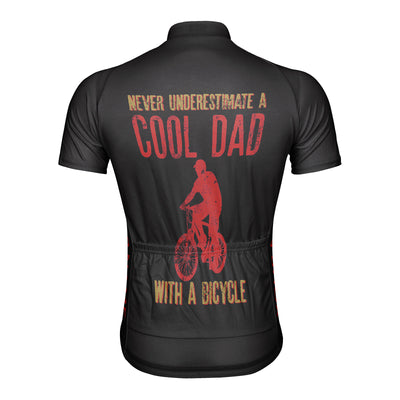 Customized Never Underestimate An Old Man Men's Cycling Jersey Short Sleeve