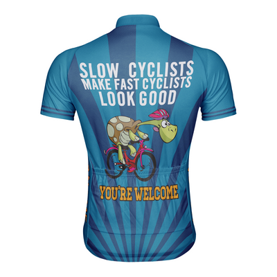 Customized Tortoise Men's Cycling Jersey Short Sleeve