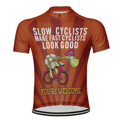 Customized Tortoise Men's Cycling Jersey Short Sleeve