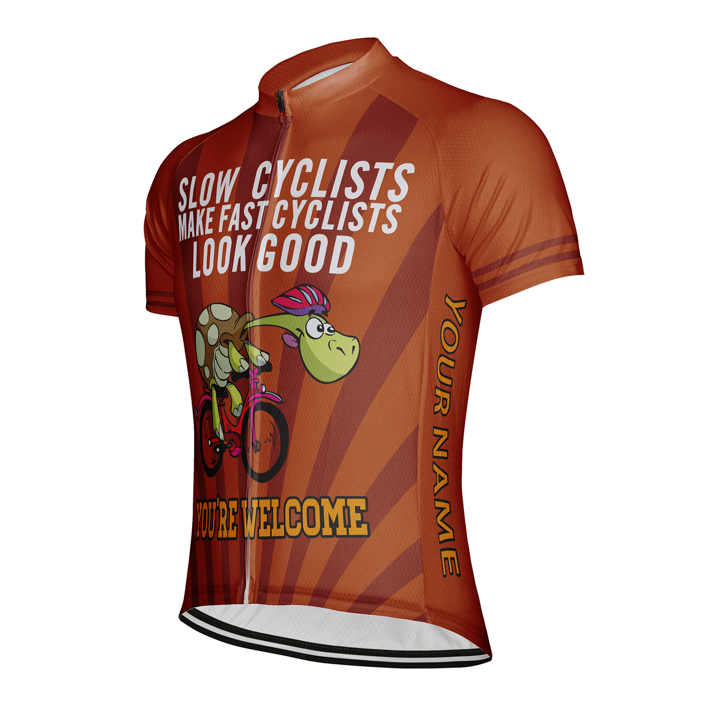 Customized Tortoise Men's Cycling Jersey Short Sleeve