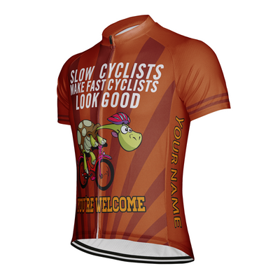 Customized Tortoise Men's Cycling Jersey Short Sleeve