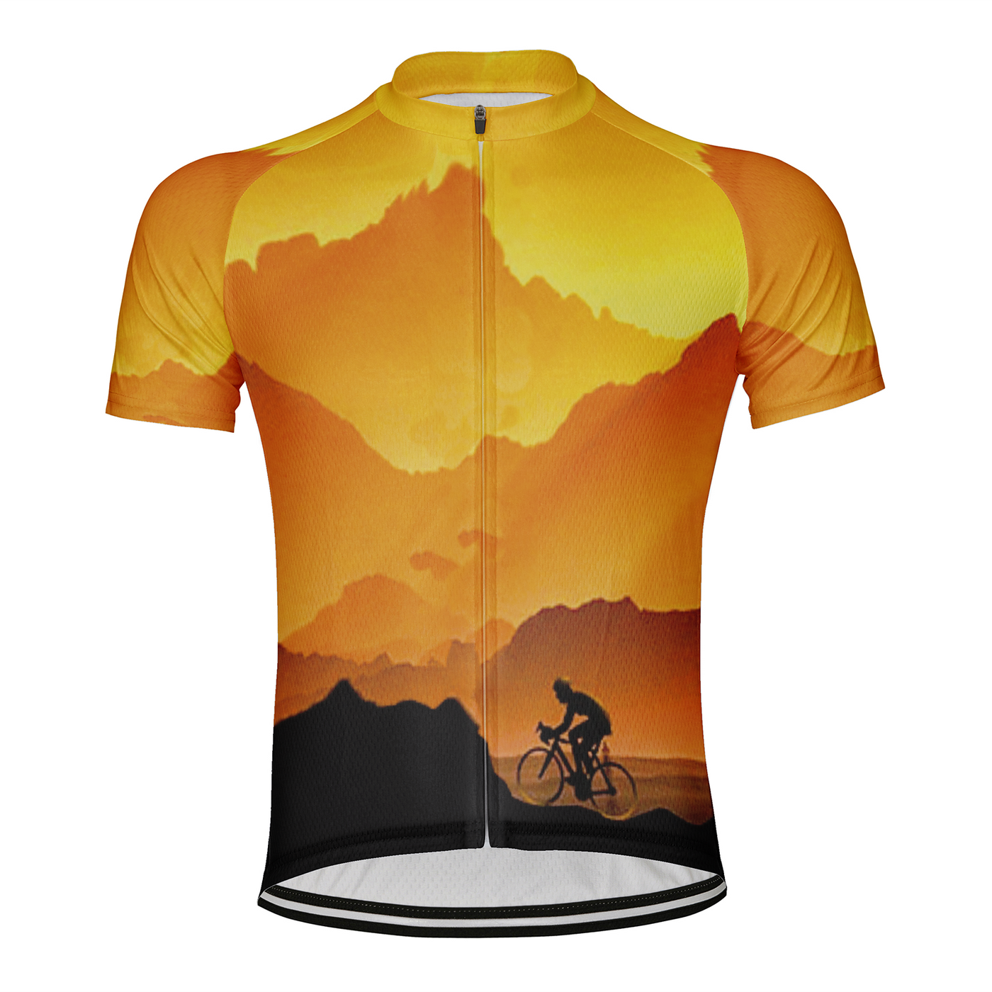 Customized Mountain Men's Cycling Jersey Short Sleeve