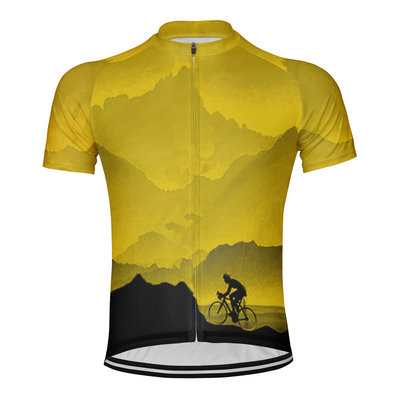 Customized Mountain Men's Cycling Jersey Short Sleeve