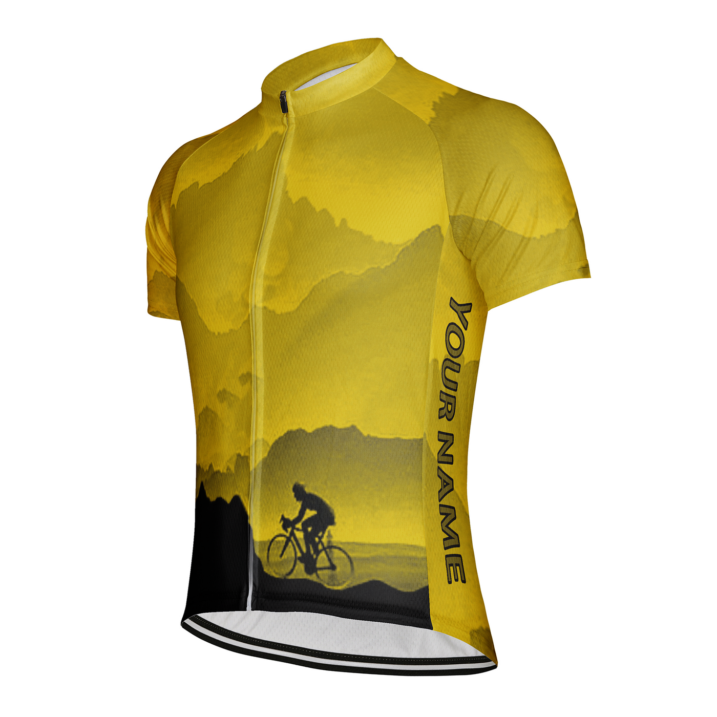 Customized Mountain Men's Cycling Jersey Short Sleeve