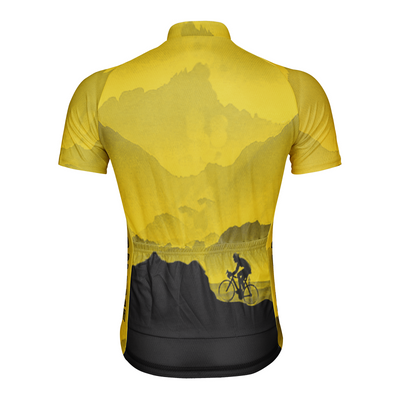 Customized Mountain Men's Cycling Jersey Short Sleeve