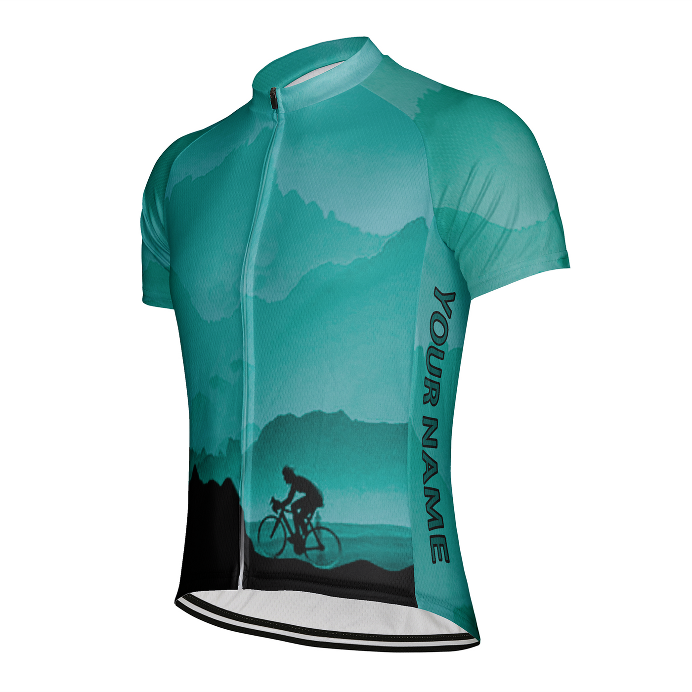 Customized Mountain Men's Cycling Jersey Short Sleeve