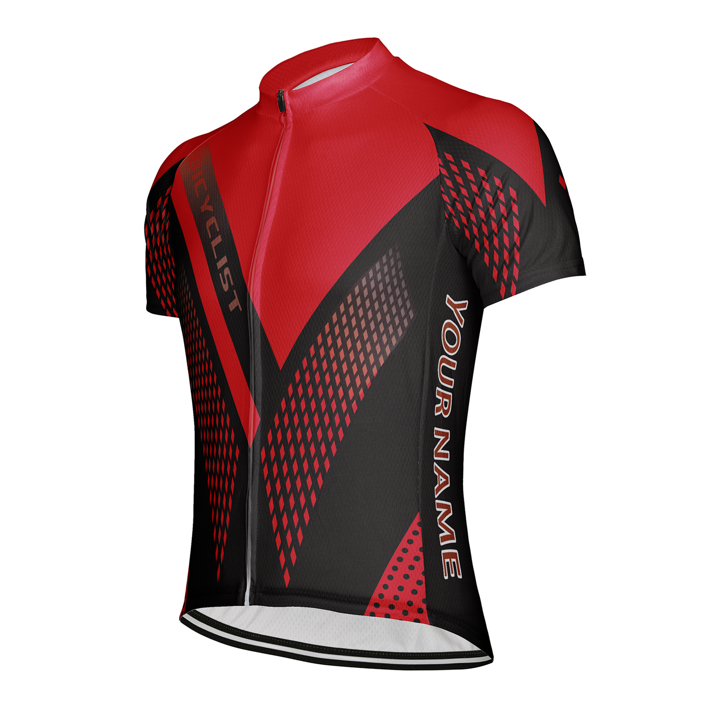 Customized Bicyclist Men's Cycling Jersey Short Sleeve