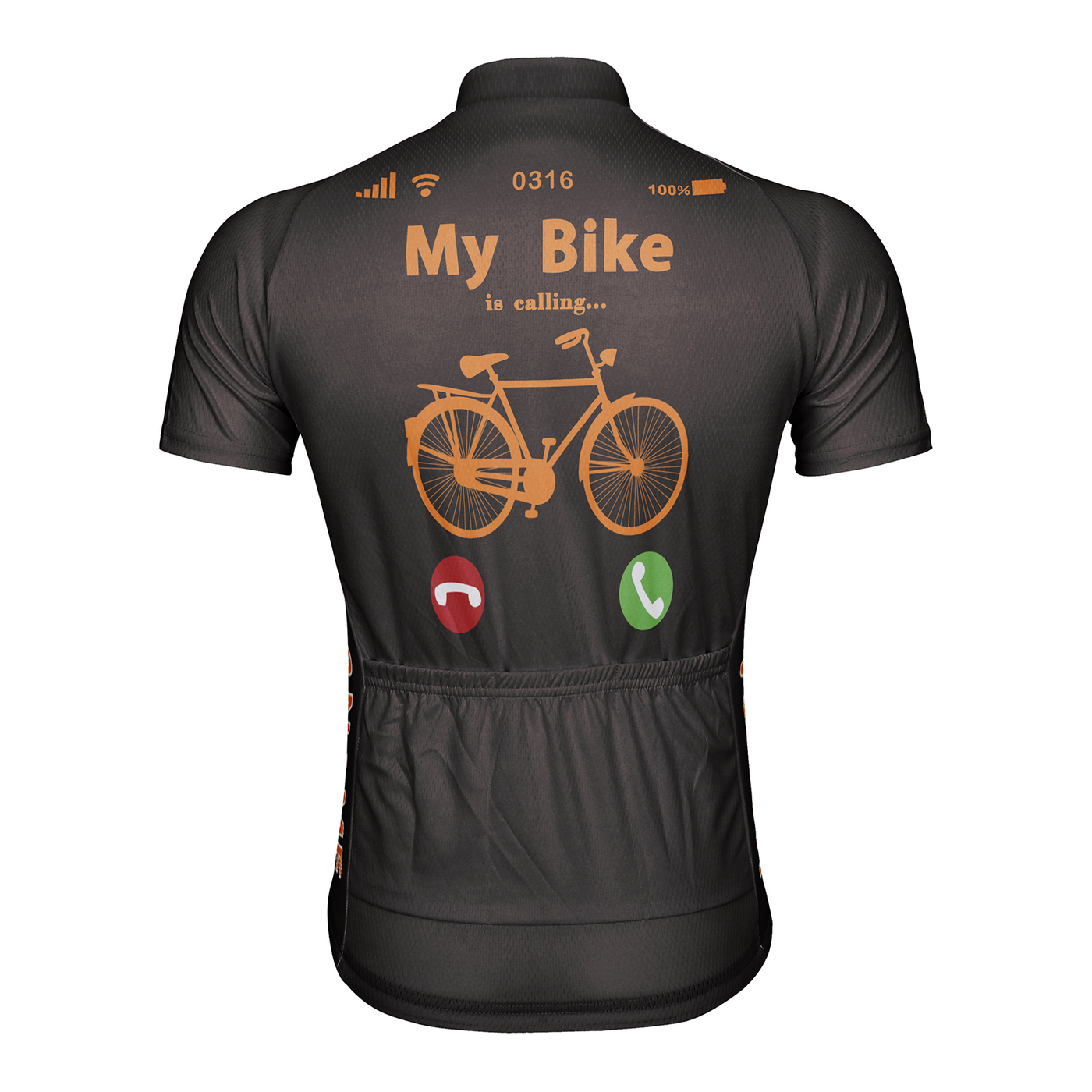 Customized My Bike Is Calling Men's Cycling Jersey Short Sleeve