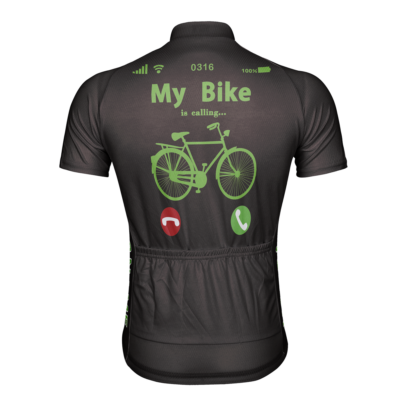 Customized My Bike Is Calling Men's Cycling Jersey Short Sleeve