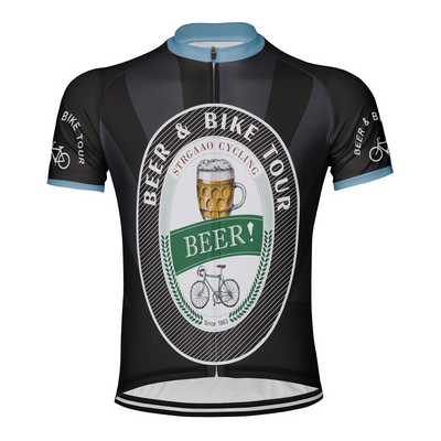 Customized Beer Bike Tour Men's Cycling Jersey Short Sleeve