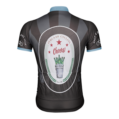 Customized Beer Bike Tour Men's Cycling Jersey Short Sleeve