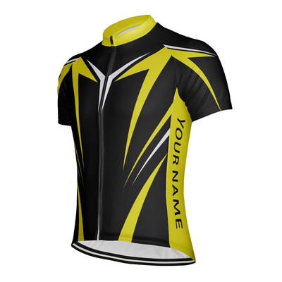 Customized Lines Men's Cycling Jersey Short Sleeve