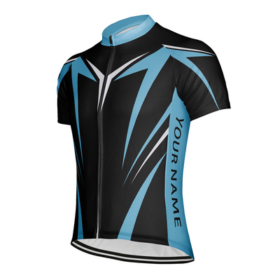 Customized Lines Men's Cycling Jersey Short Sleeve
