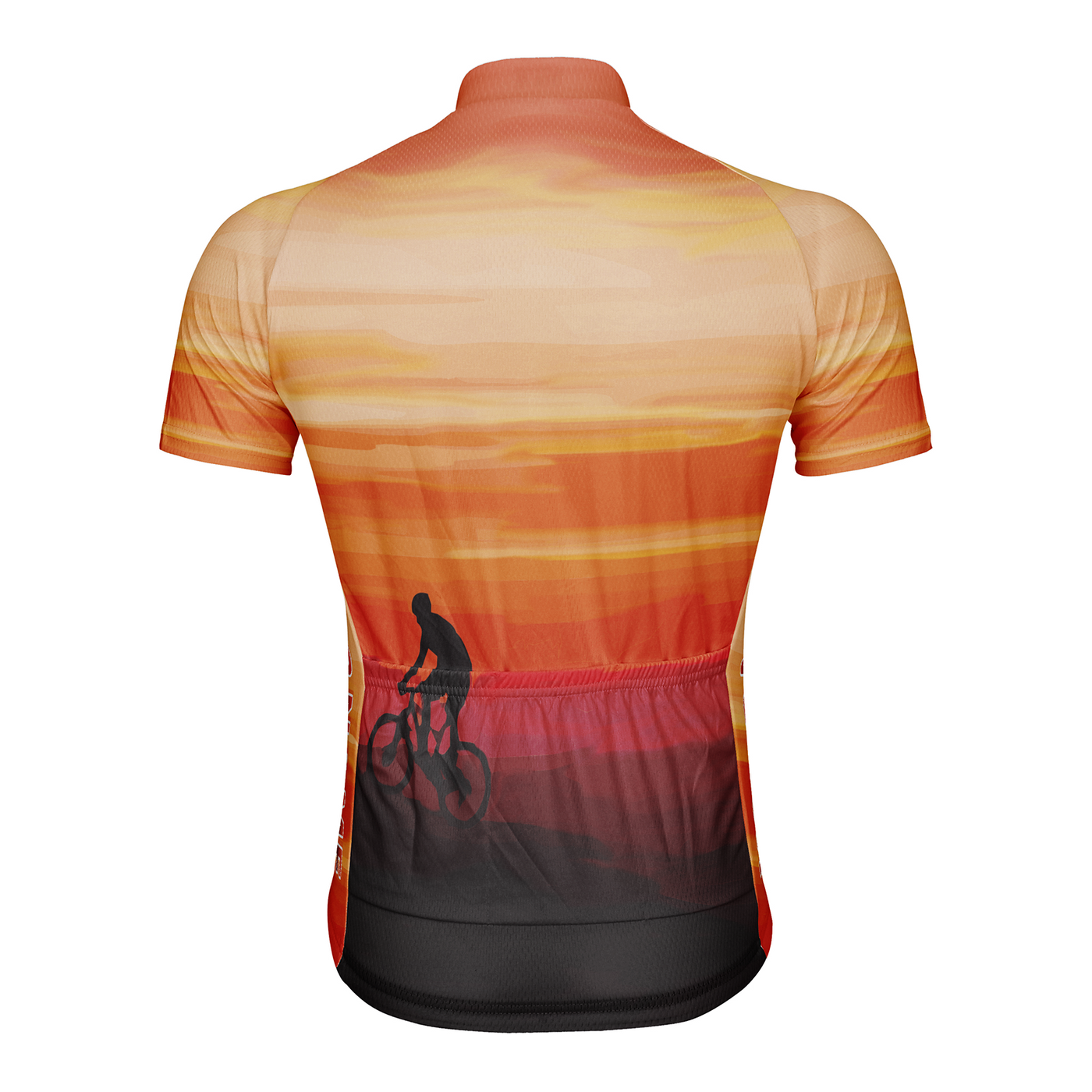 Customized Peak Sunset Men's Cycling Jersey Short Sleeve