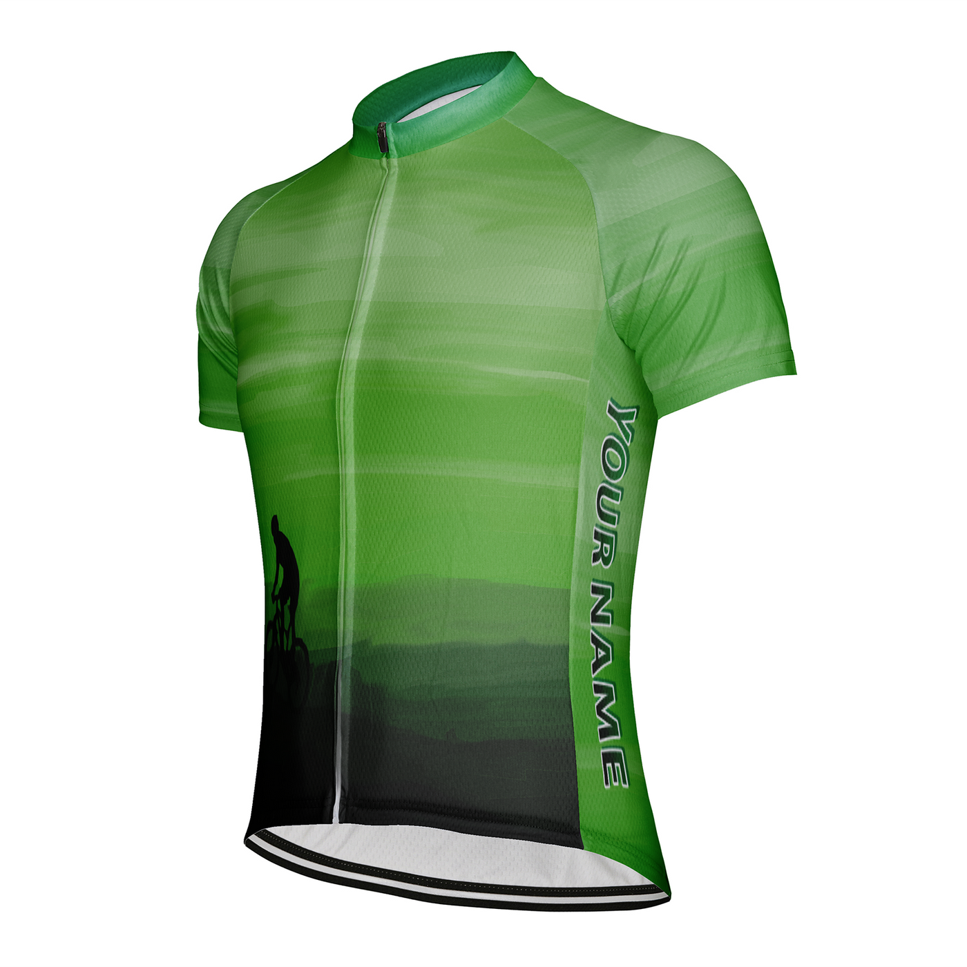 Customized Peak Sunset Men's Cycling Jersey Short Sleeve