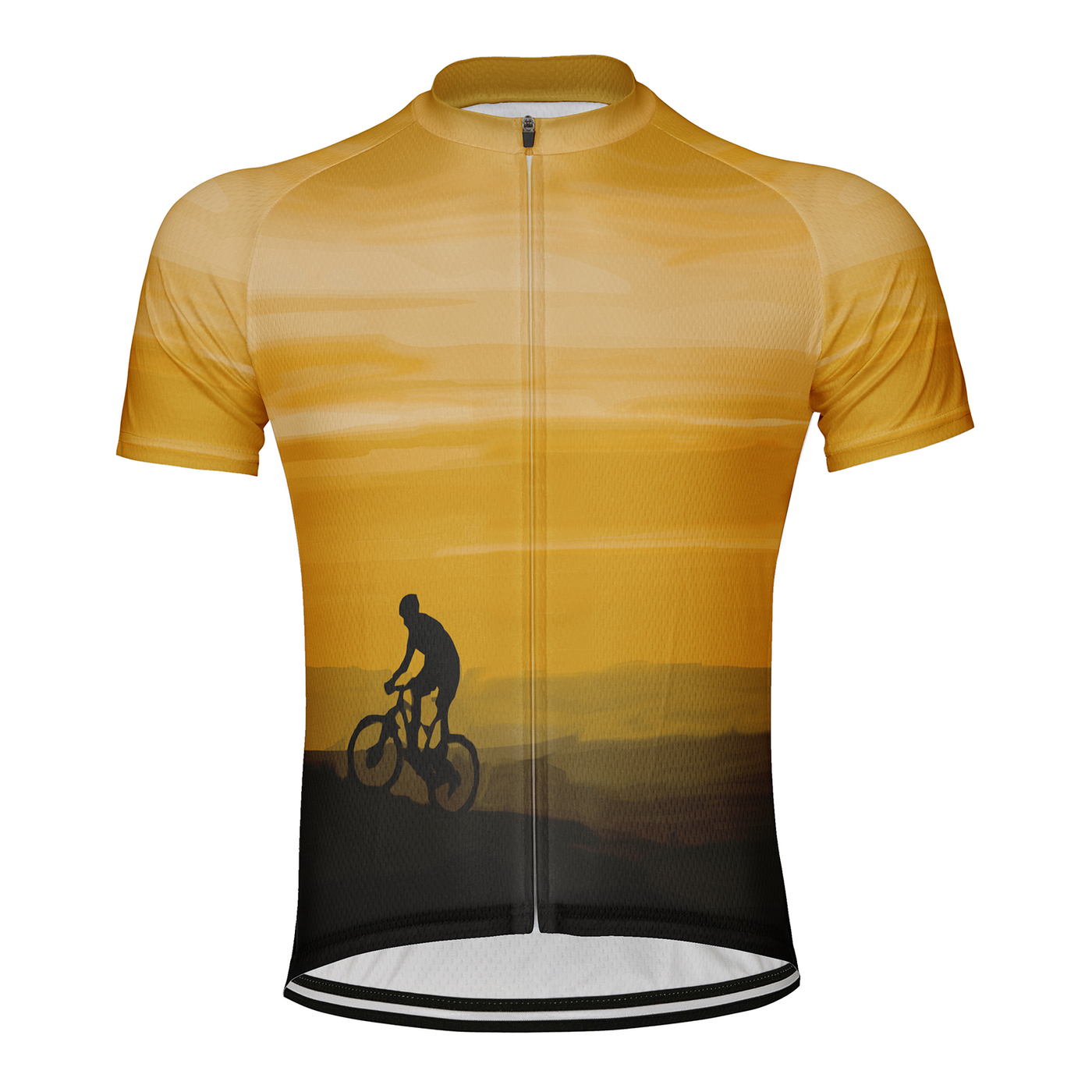 Customized Peak Sunset Men's Cycling Jersey Short Sleeve