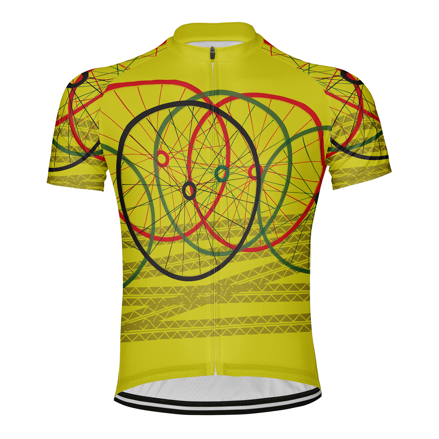 Customized Bicycle Tyre Men's Cycling Jersey Short Sleeve