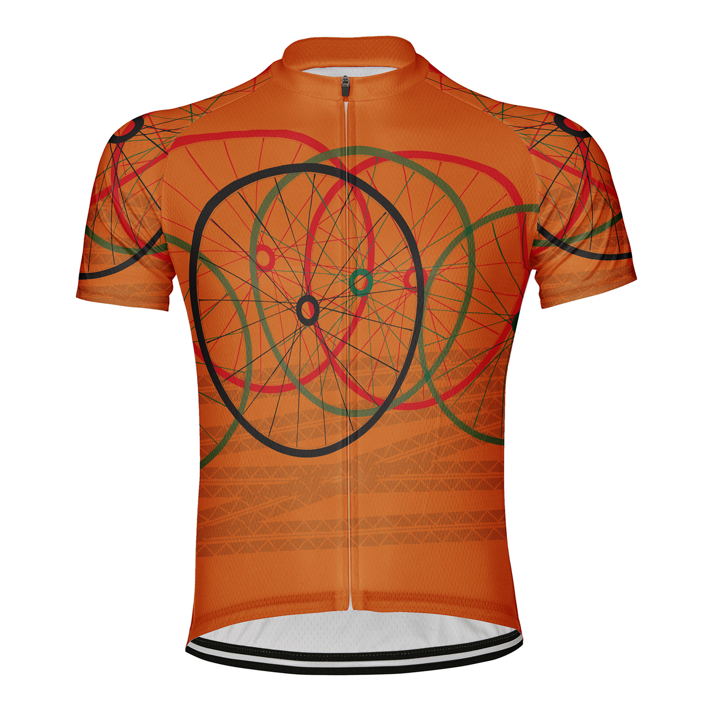 Customized Bicycle Tyre Men's Cycling Jersey Short Sleeve