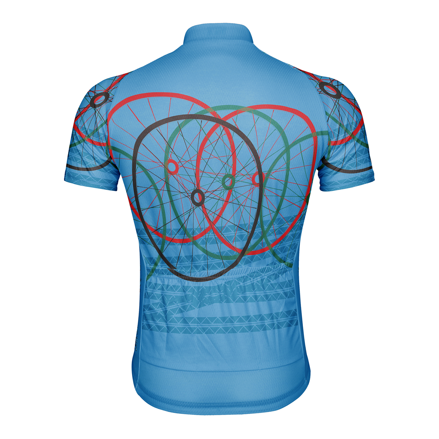 Customized Bicycle Tyre Men's Cycling Jersey Short Sleeve
