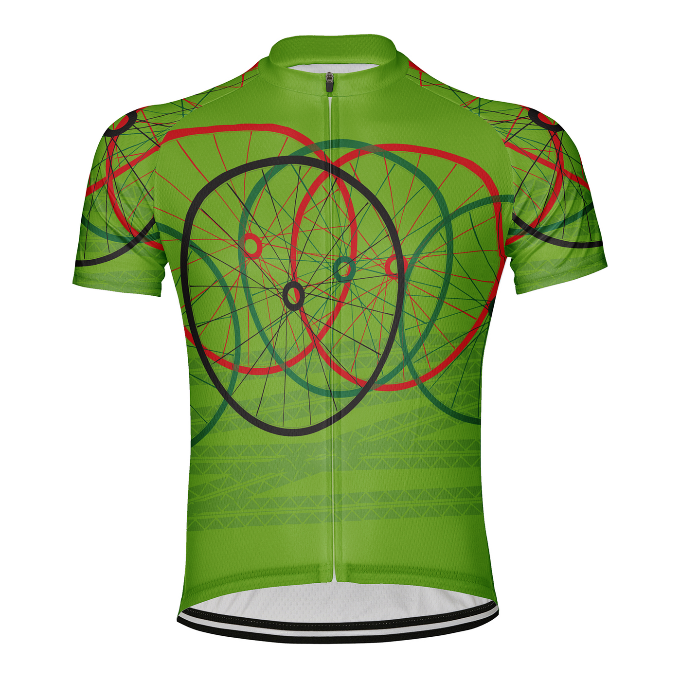 Customized Bicycle Tyre Men's Cycling Jersey Short Sleeve
