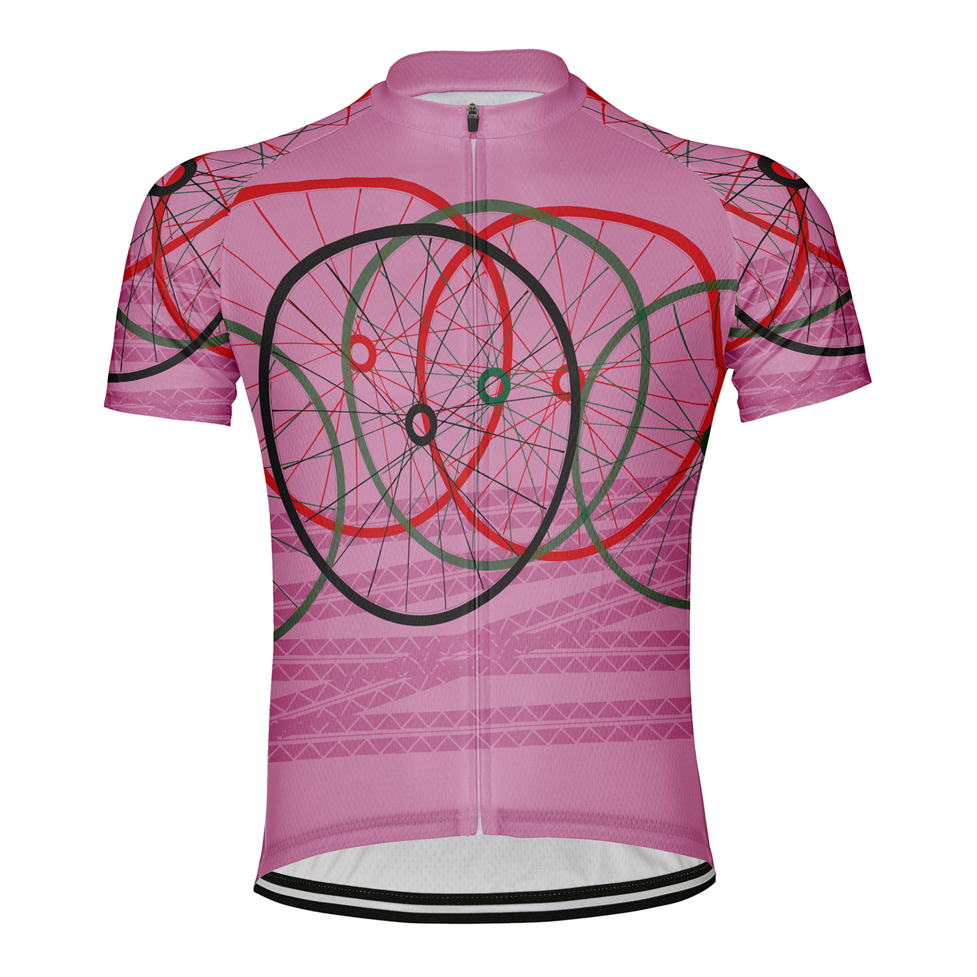 Customized Bicycle Tyre Men's Cycling Jersey Short Sleeve