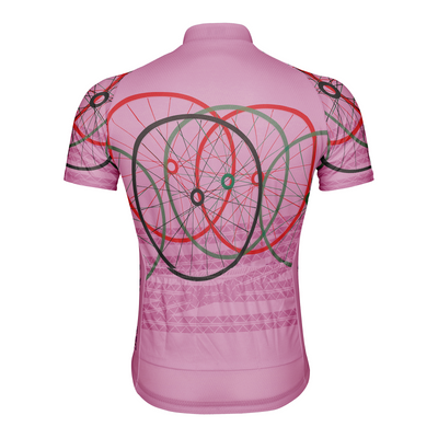 Customized Bicycle Tyre Men's Cycling Jersey Short Sleeve