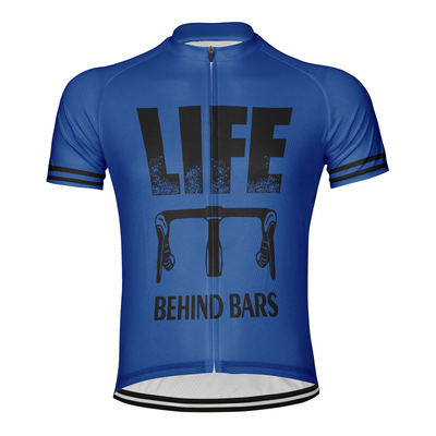 Customized Life Behind Bars Men's Cycling Jersey Short Sleeve