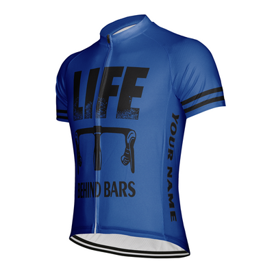 Customized Life Behind Bars Men's Cycling Jersey Short Sleeve