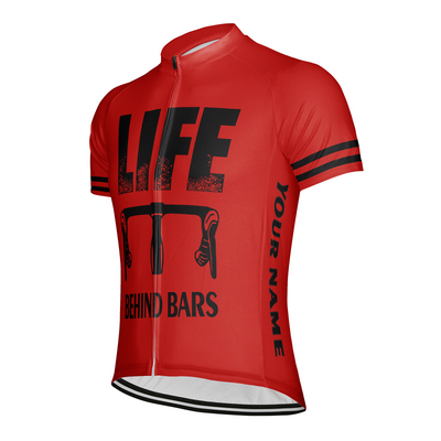 Customized Life Behind Bars Men's Cycling Jersey Short Sleeve