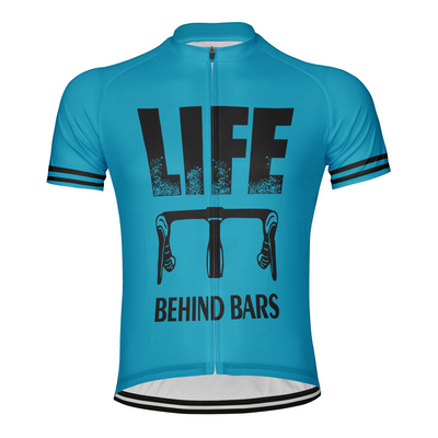 Customized Life Behind Bars Men's Cycling Jersey Short Sleeve