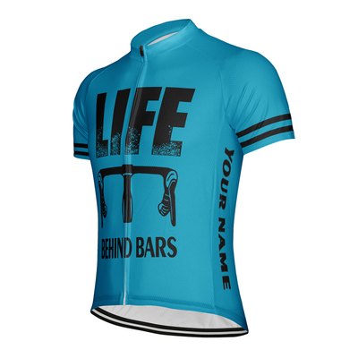 Customized Life Behind Bars Men's Cycling Jersey Short Sleeve