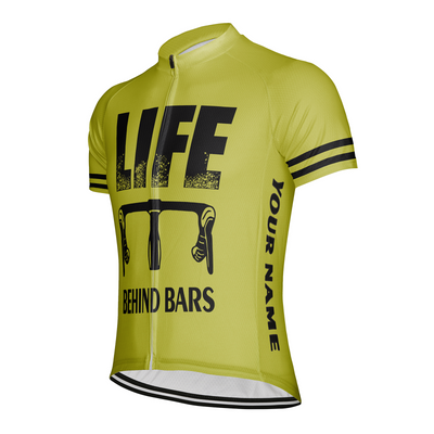 Customized Life Behind Bars Men's Cycling Jersey Short Sleeve