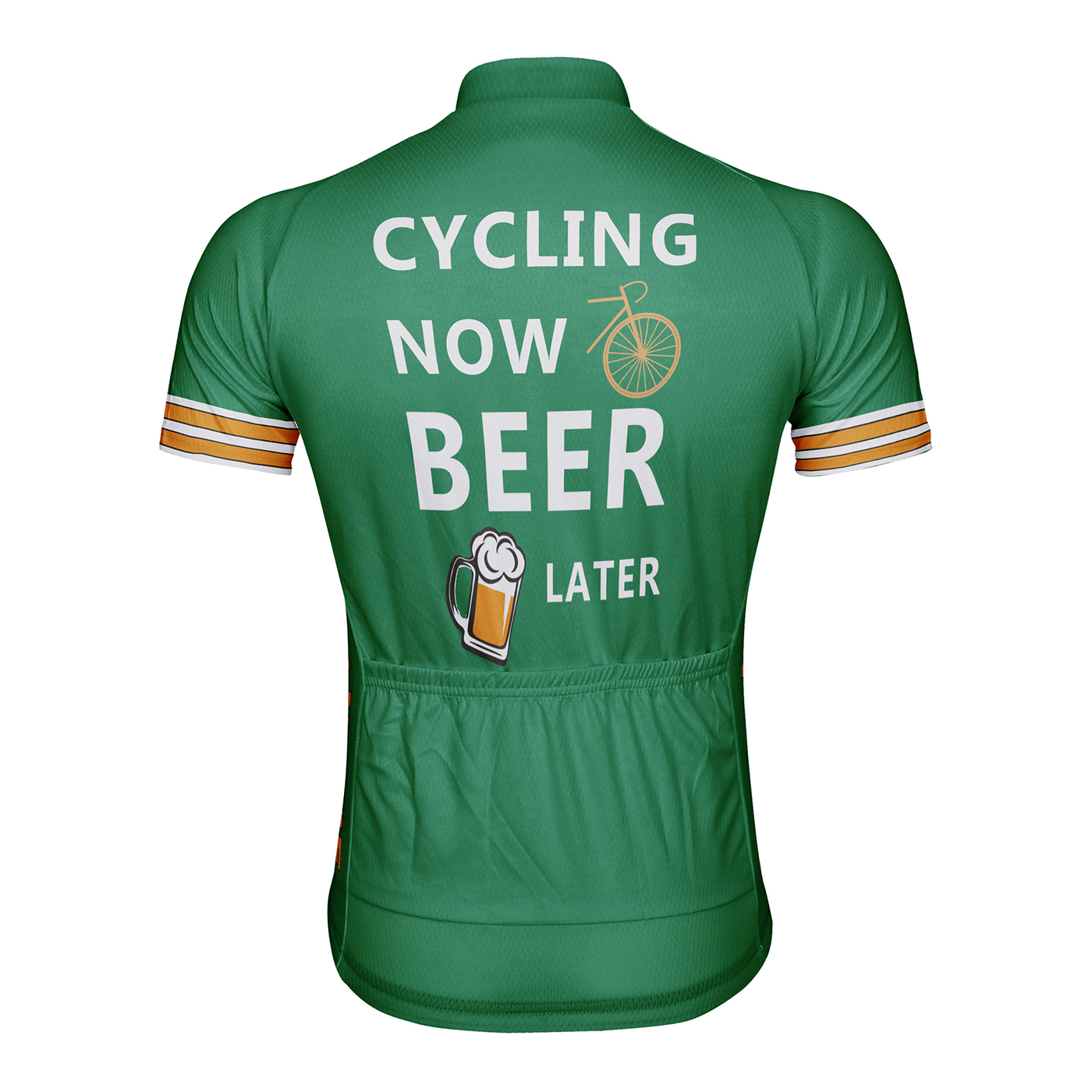 Customized Cycling Now Beer Later Men's Cycling Jersey Short Sleeve