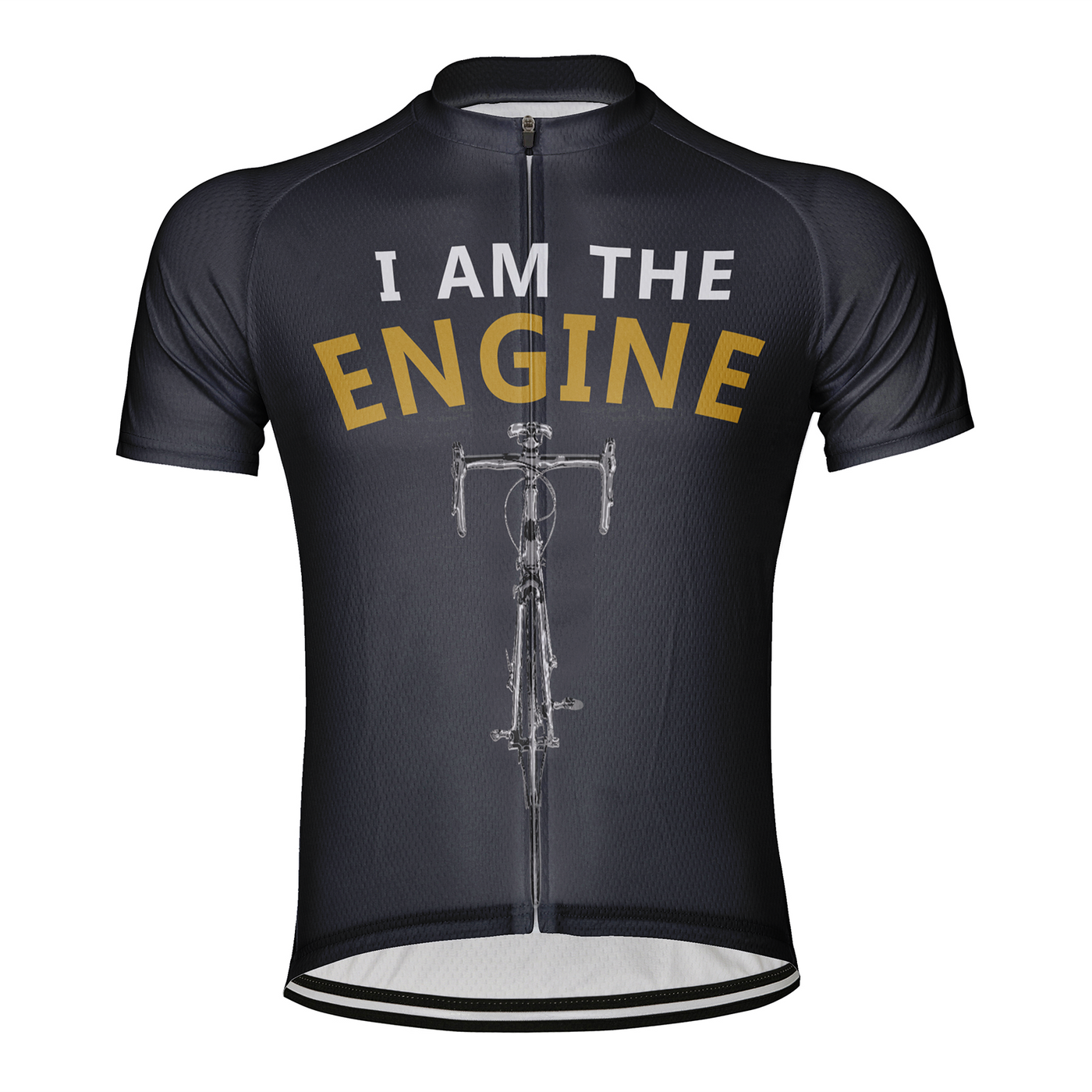 Customized I Am The Engine Men's Cycling Jersey Short Sleeve