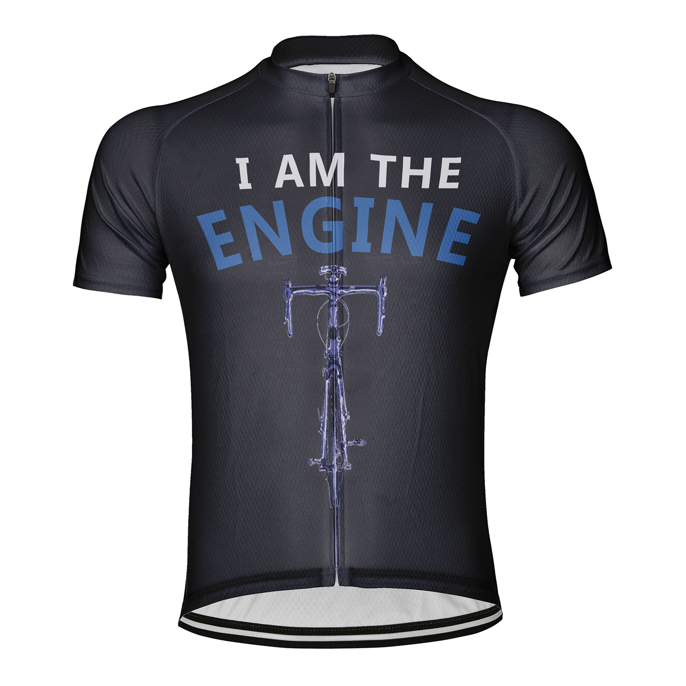 Customized I Am The Engine Men's Cycling Jersey Short Sleeve