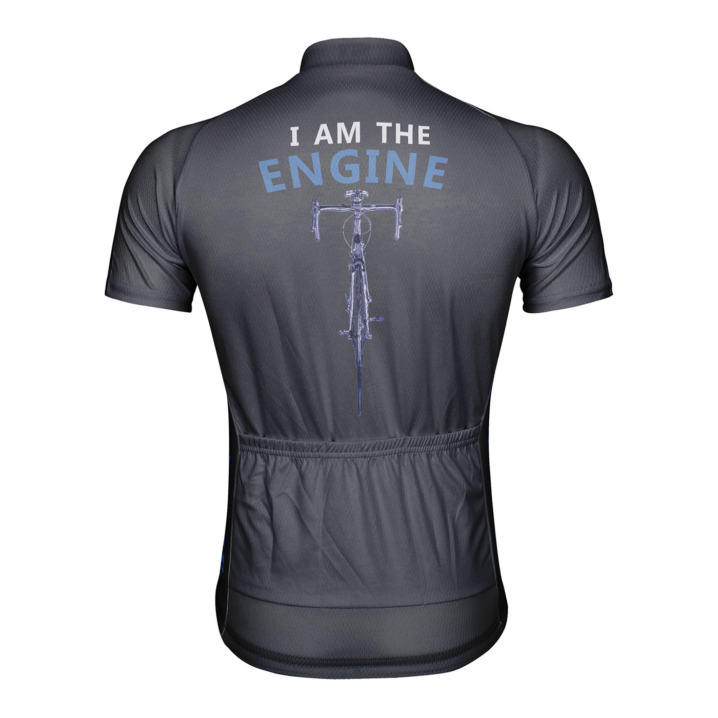Customized I Am The Engine Men's Cycling Jersey Short Sleeve