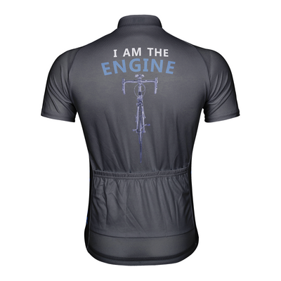 Customized I Am The Engine Men's Cycling Jersey Short Sleeve